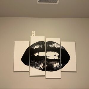 Lips canvas